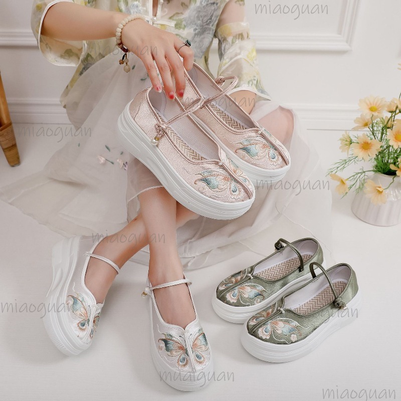 Embroidery Style - Женские туфли Мэри Джейн в китайском