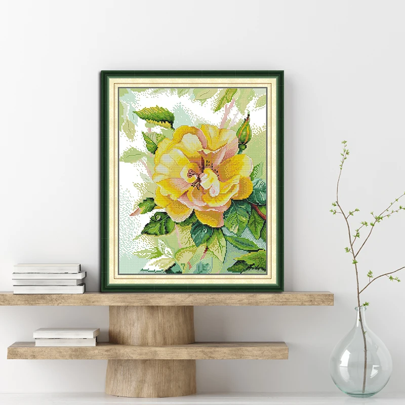 Embroidery Yellow - Набор для вышивки крестом Joy Sunday