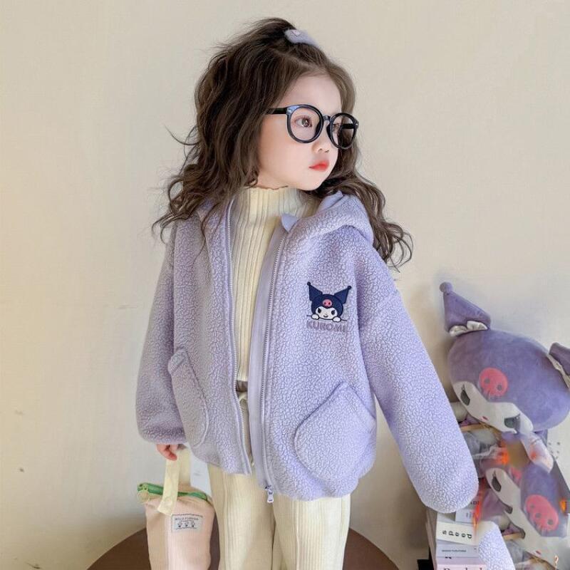 Embroidery Shirt - Горячая новинка: Детская вельветовая кофта Sanrio