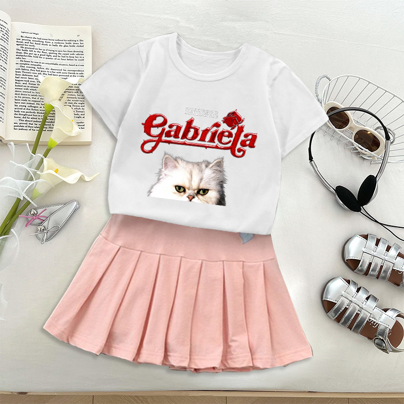 Модная футболка K POP K-KATSEY – обзор и цена Embroidery Skirt