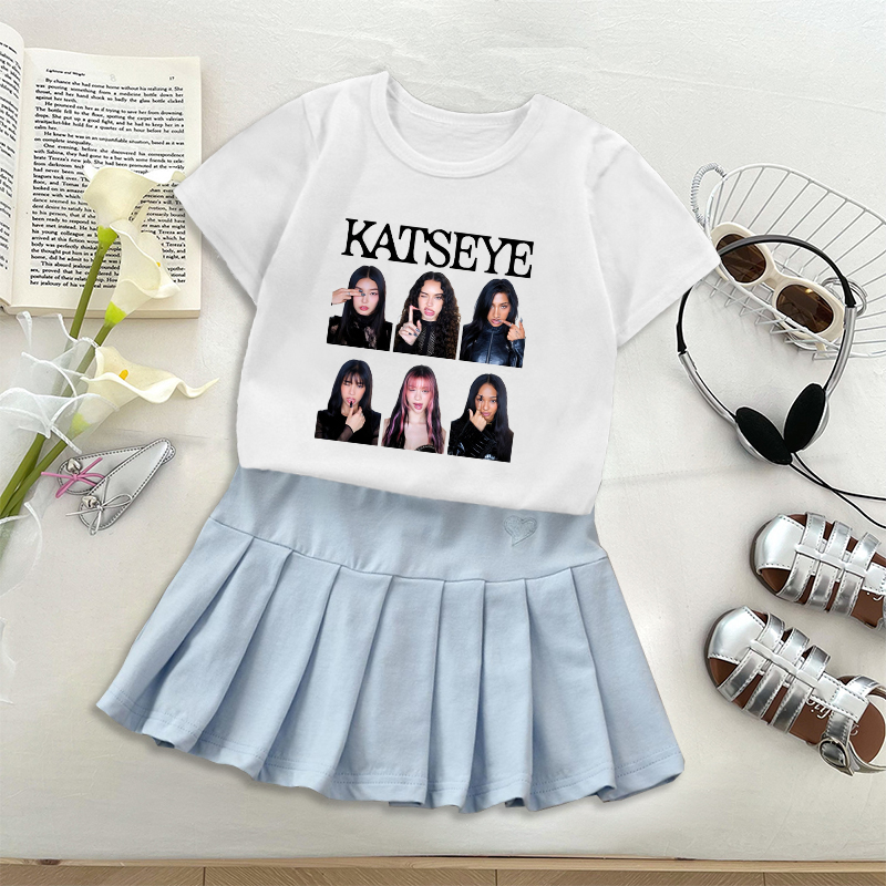 Модная футболка K POP K-KATSEY – обзор и цена Embroidery Skirt