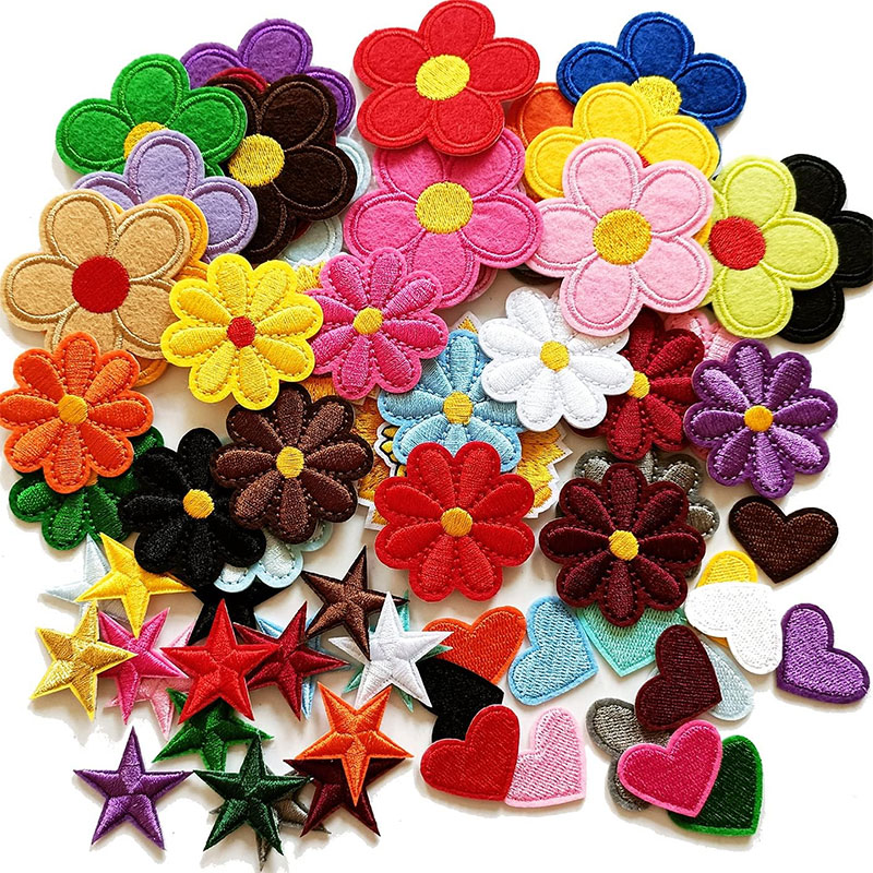 2-10 шт., нашивки с цветочной  – обзор и цена Embroidery Daisy Flower