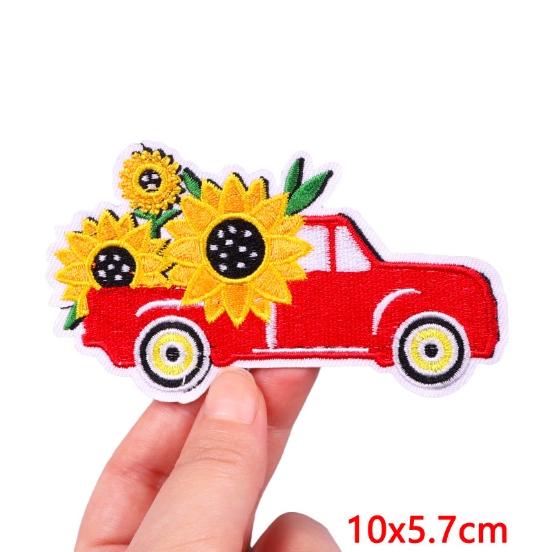 Патчи с цветами/автомобилем, п – обзор и цена Embroidery Daisy Flower