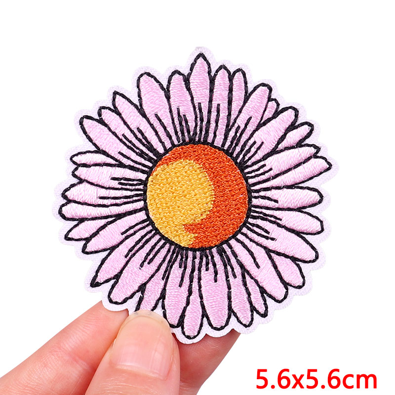 Патчи с цветами/автомобилем, п – обзор и цена Embroidery Daisy Flower