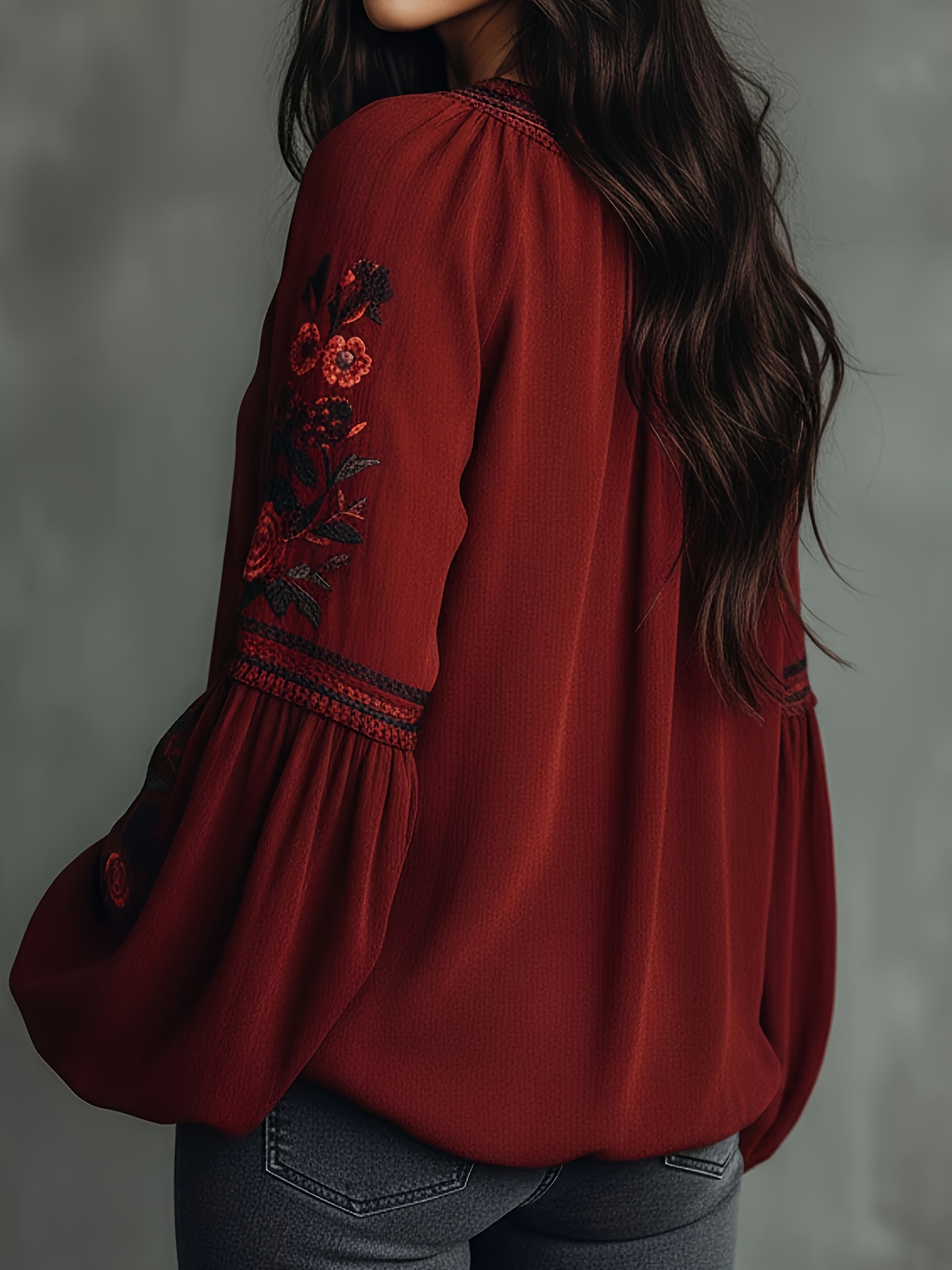 Женская весенняя блузка в стил – обзор и цена Embroidery Shirt