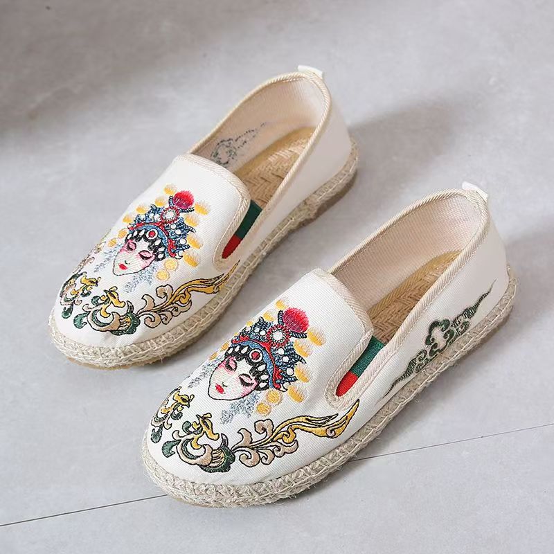 Женские тканевые туфли на плос – обзор и цена Embroidery Style