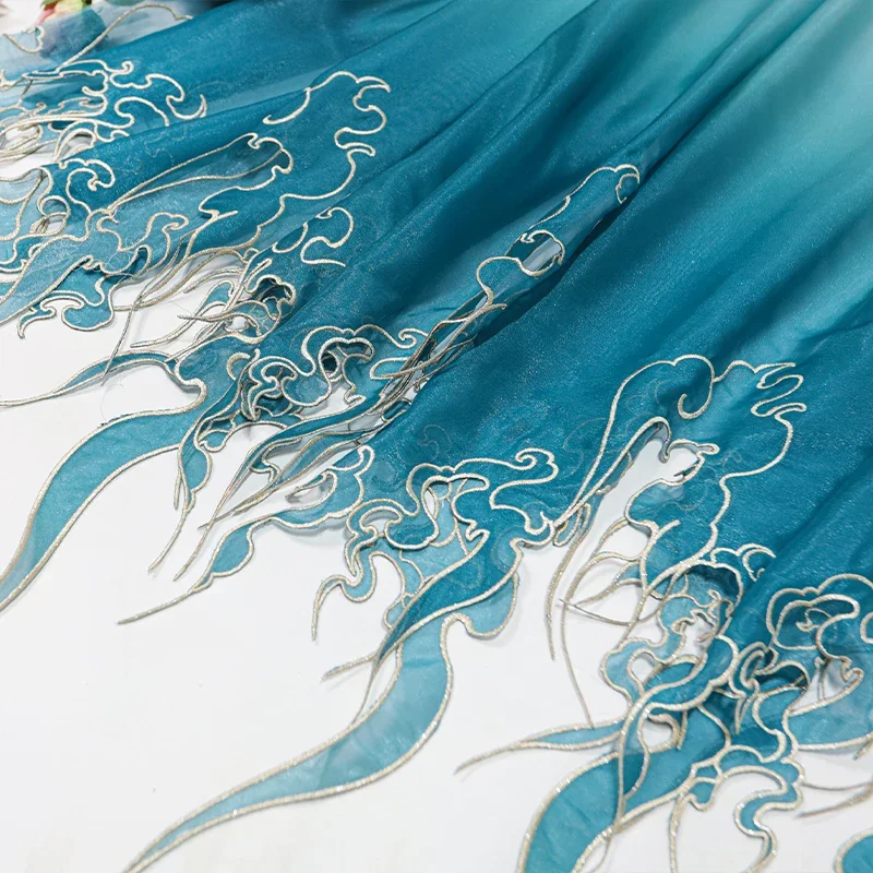 Ткань с вышивкой в китайском с – обзор и цена Embroidery Skirt