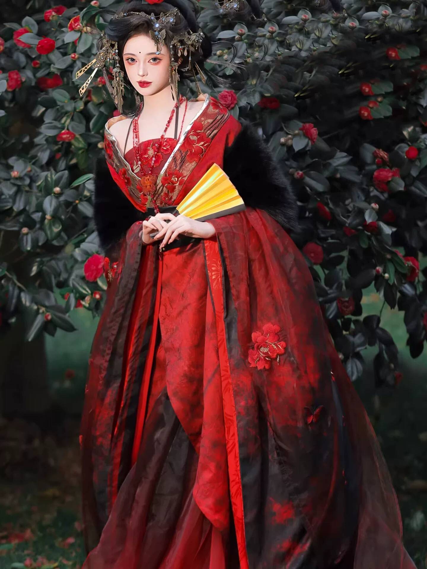 Новый красный ханьфу «Датура»  – обзор и цена Embroidery Style