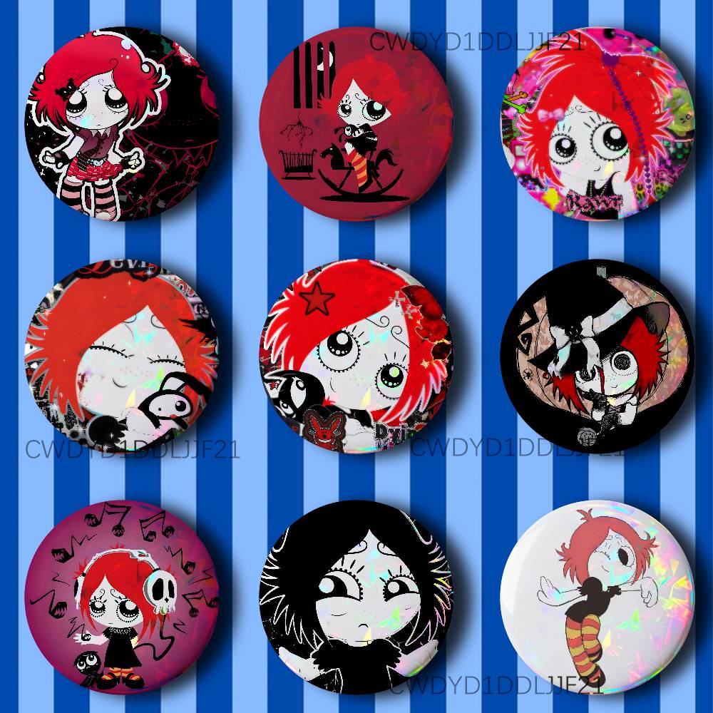 Брошь-значок R-Ruby Gloom в го – обзор и цена Embroidery Gothic