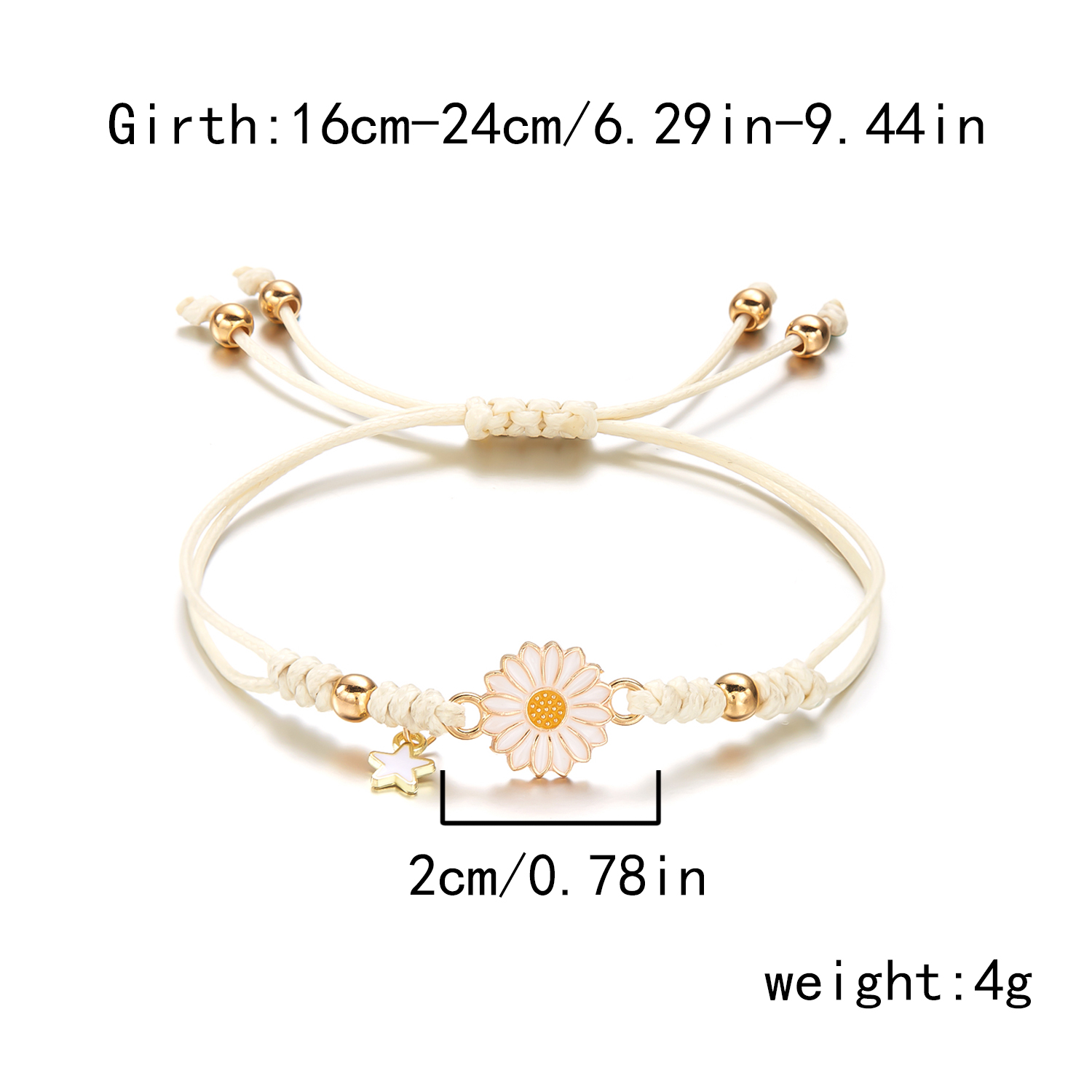 Простой счастливый узел, женск – обзор и цена Embroidery Daisy Flower