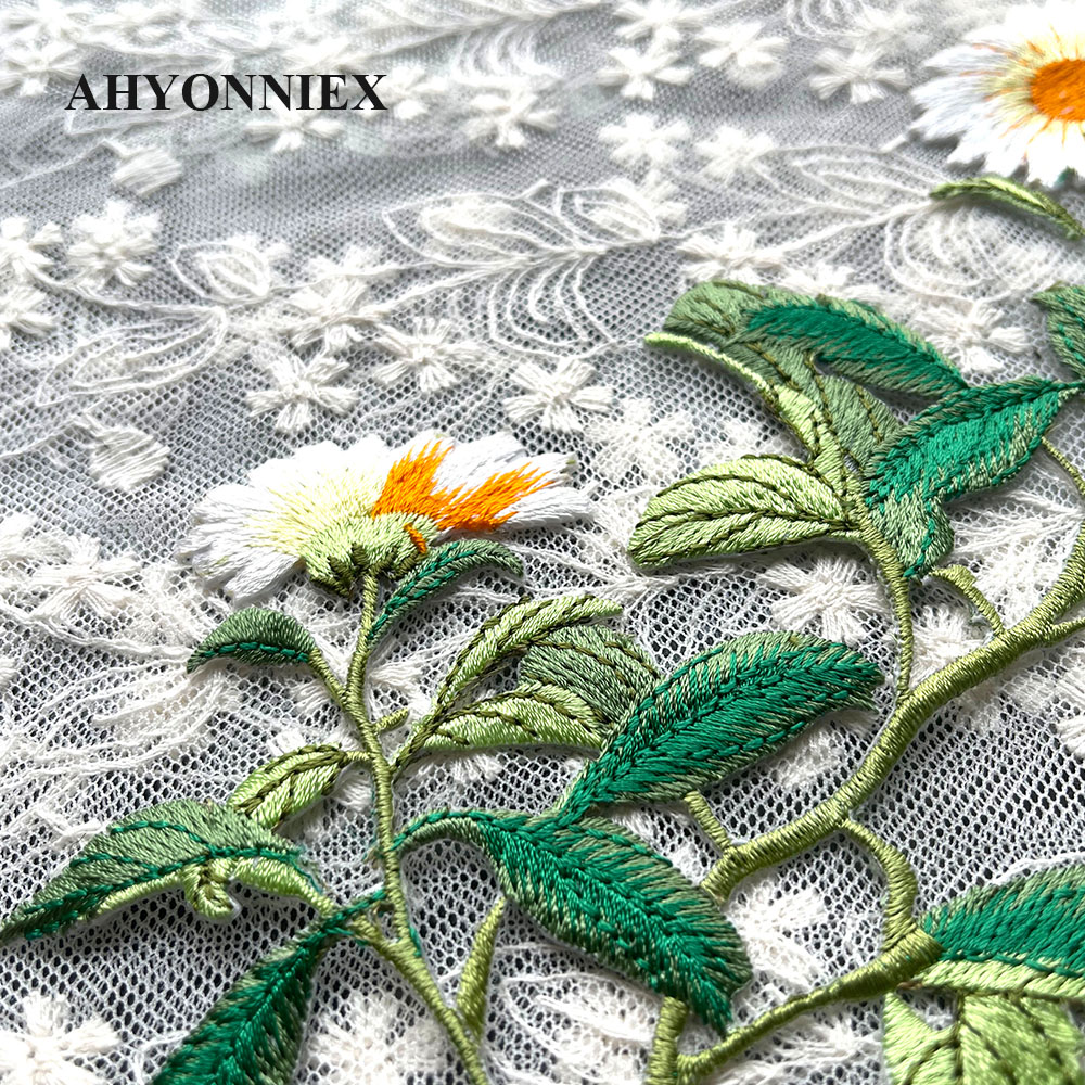 Цельная железная нашивка с выш – обзор и цена Embroidery Daisy Flower