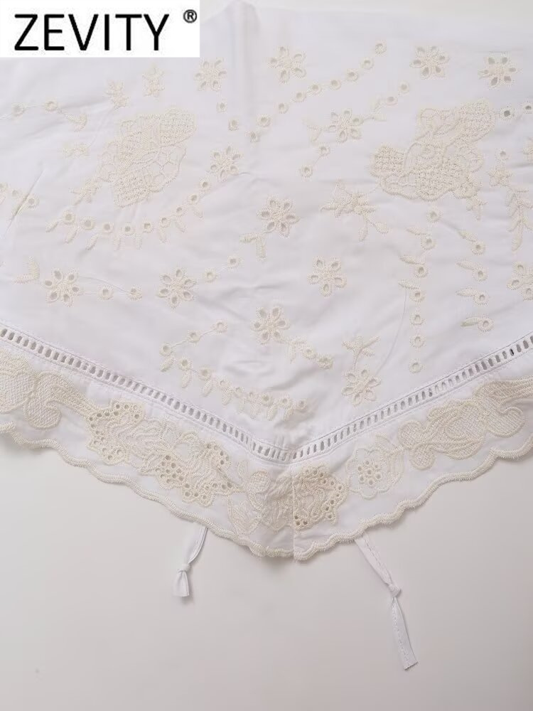 Zevity Женская Сексуальная Блу – обзор и цена Embroidery Class