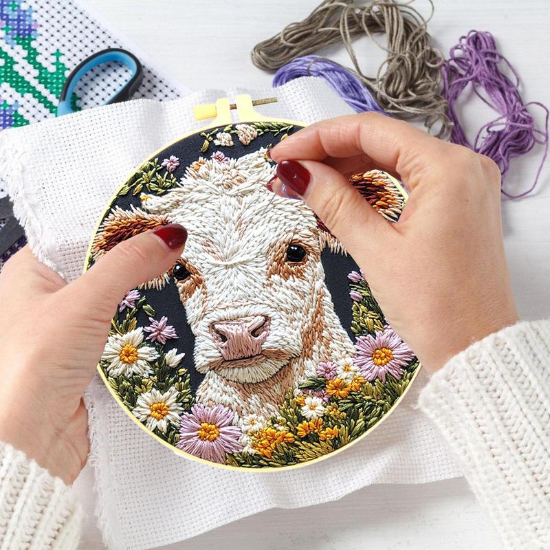 Наборы для вышивания для взрос – обзор и цена Embroidery Daisy Flower