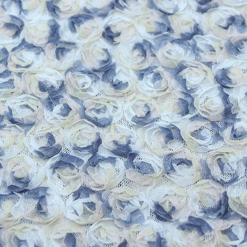 Красочная 3D-ткань с цветочной – обзор и цена Embroidery Roses